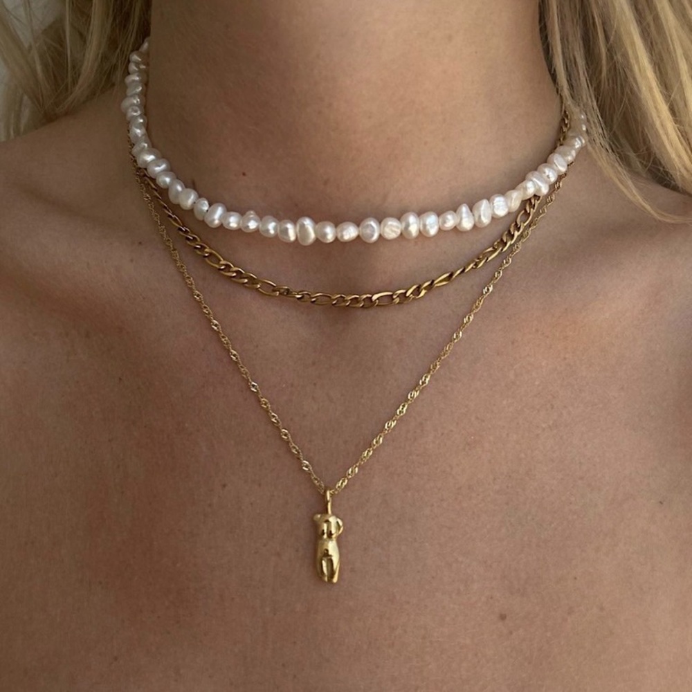 Female silhouette pendant necklace,human silhouette necklace,naked body necklace